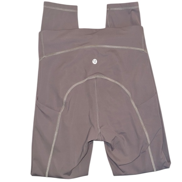 Lululemon Power Leggings - Mauve Grey - Picture 2 of 3